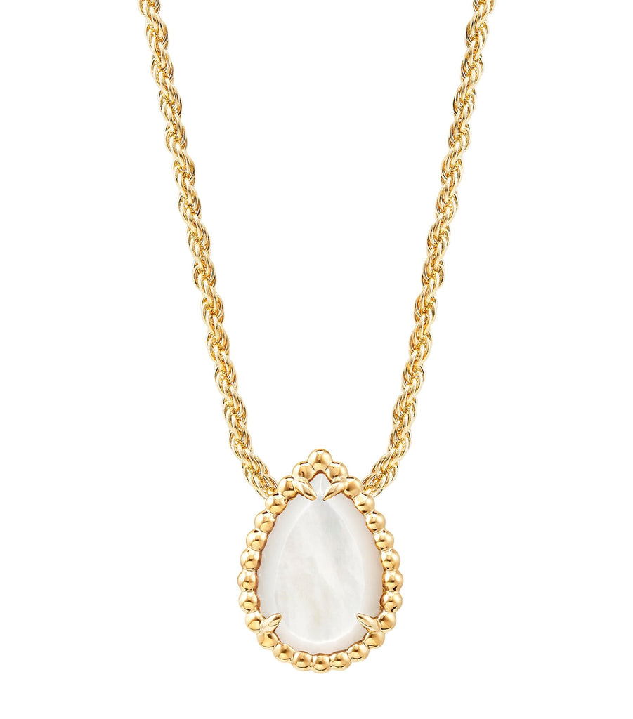 Yellow Gold and Mother-of-Pearl Serpent Bohème Pendant