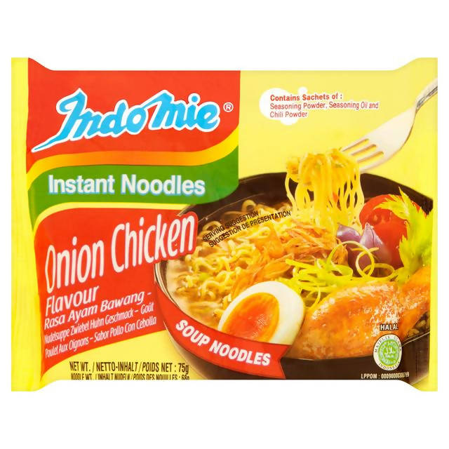 Indo Mie Instant Noodles Onion Chicken Flavour 75g