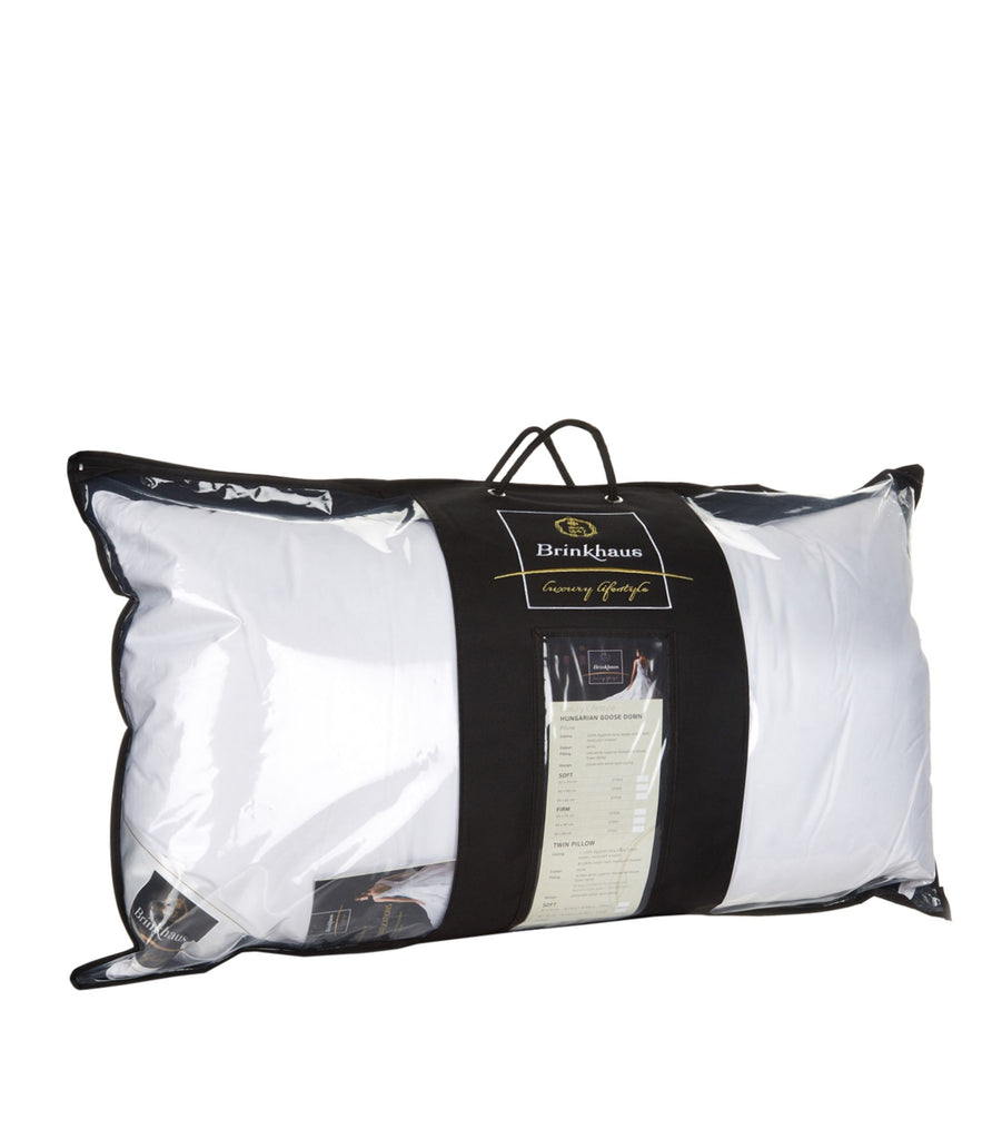 Twin Firm 90% Hungarian Goose Down Pillow (50cm x 90cm)