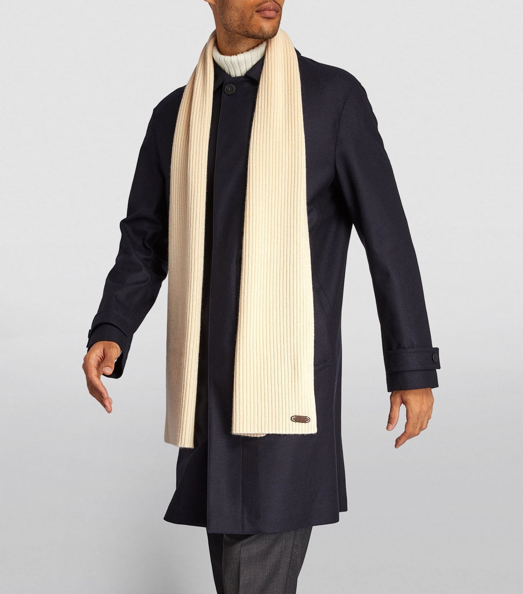 Cashmere Ribbed Scarf GOODS Harrods   