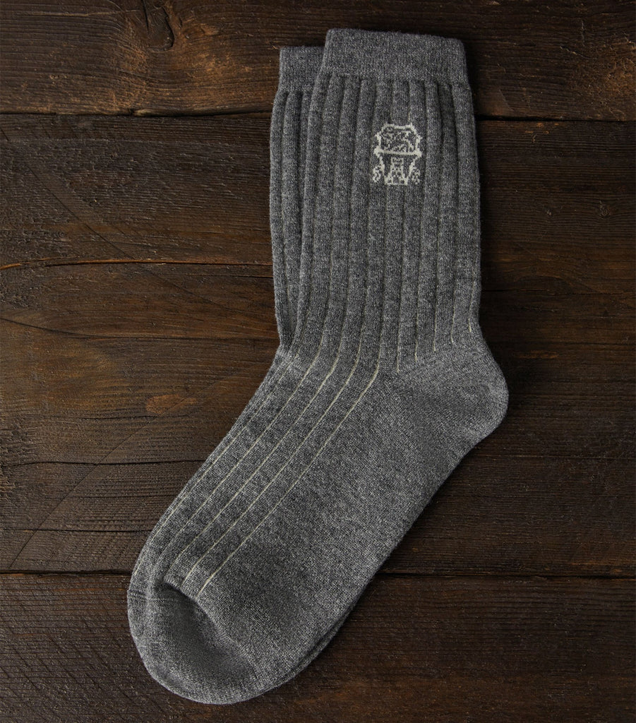 Cashmere Logo Socks