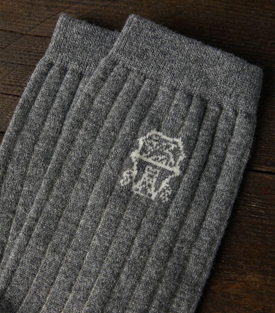 Cashmere Logo Socks