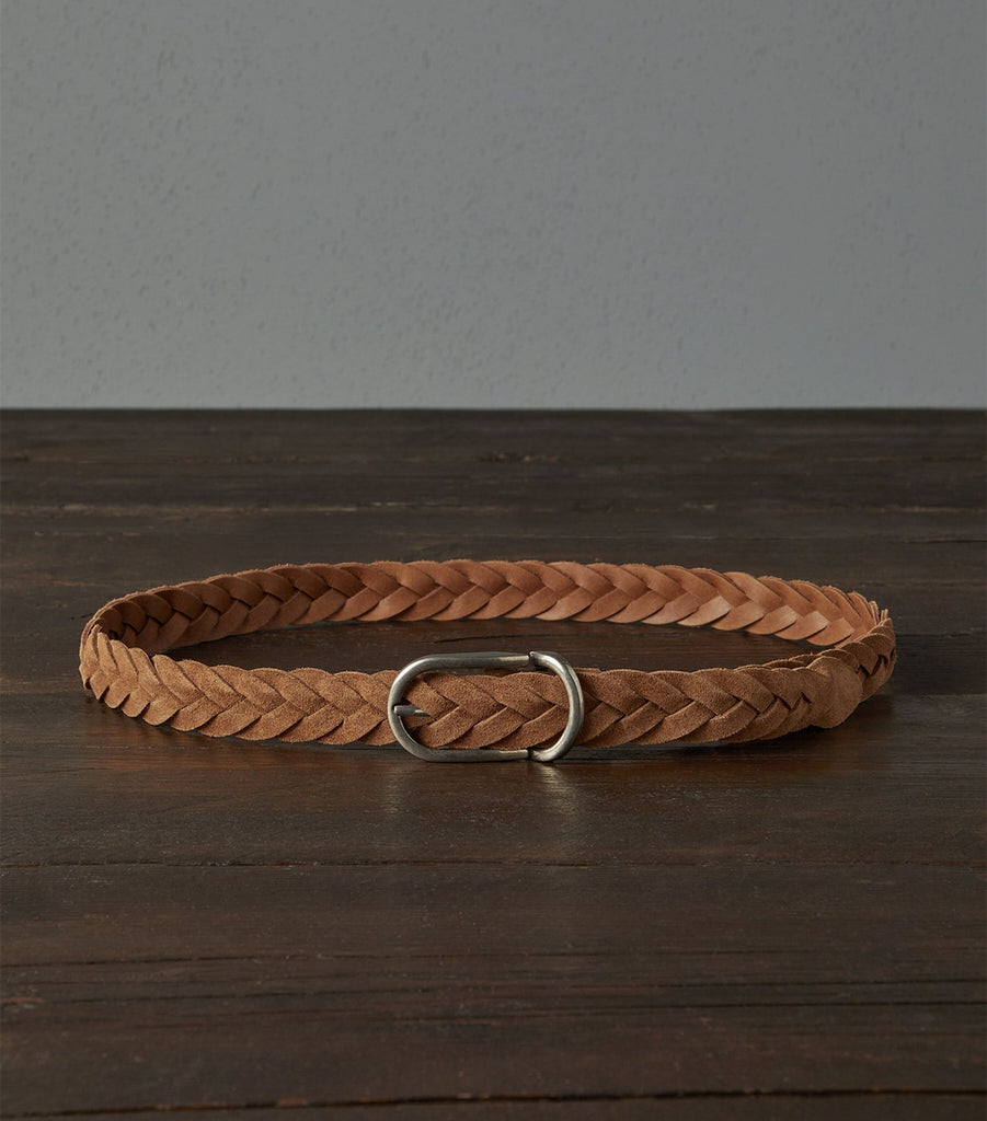 Leather Braided Belt