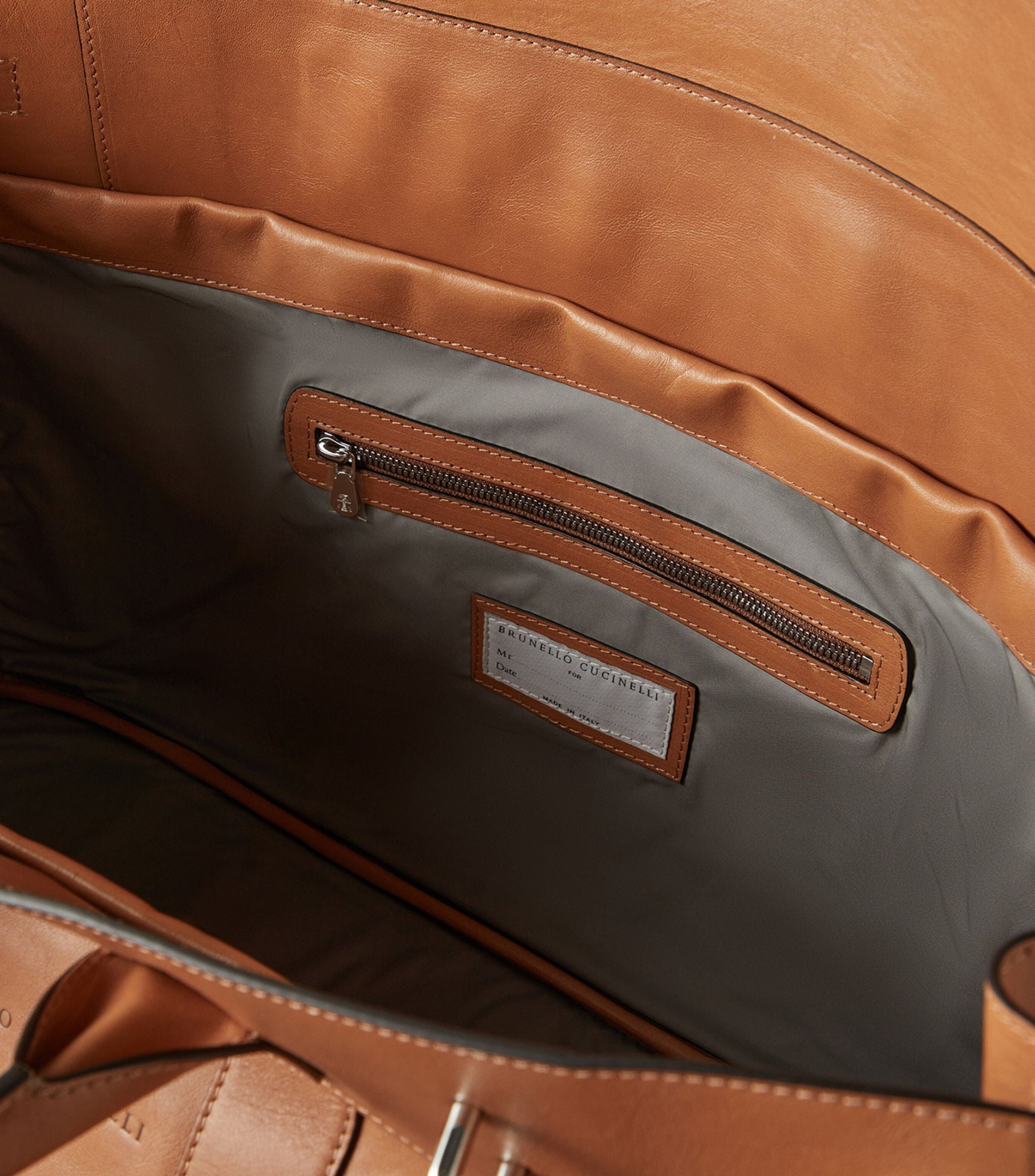 Leather Embossed-Logo Holdall GOODS Harrods   