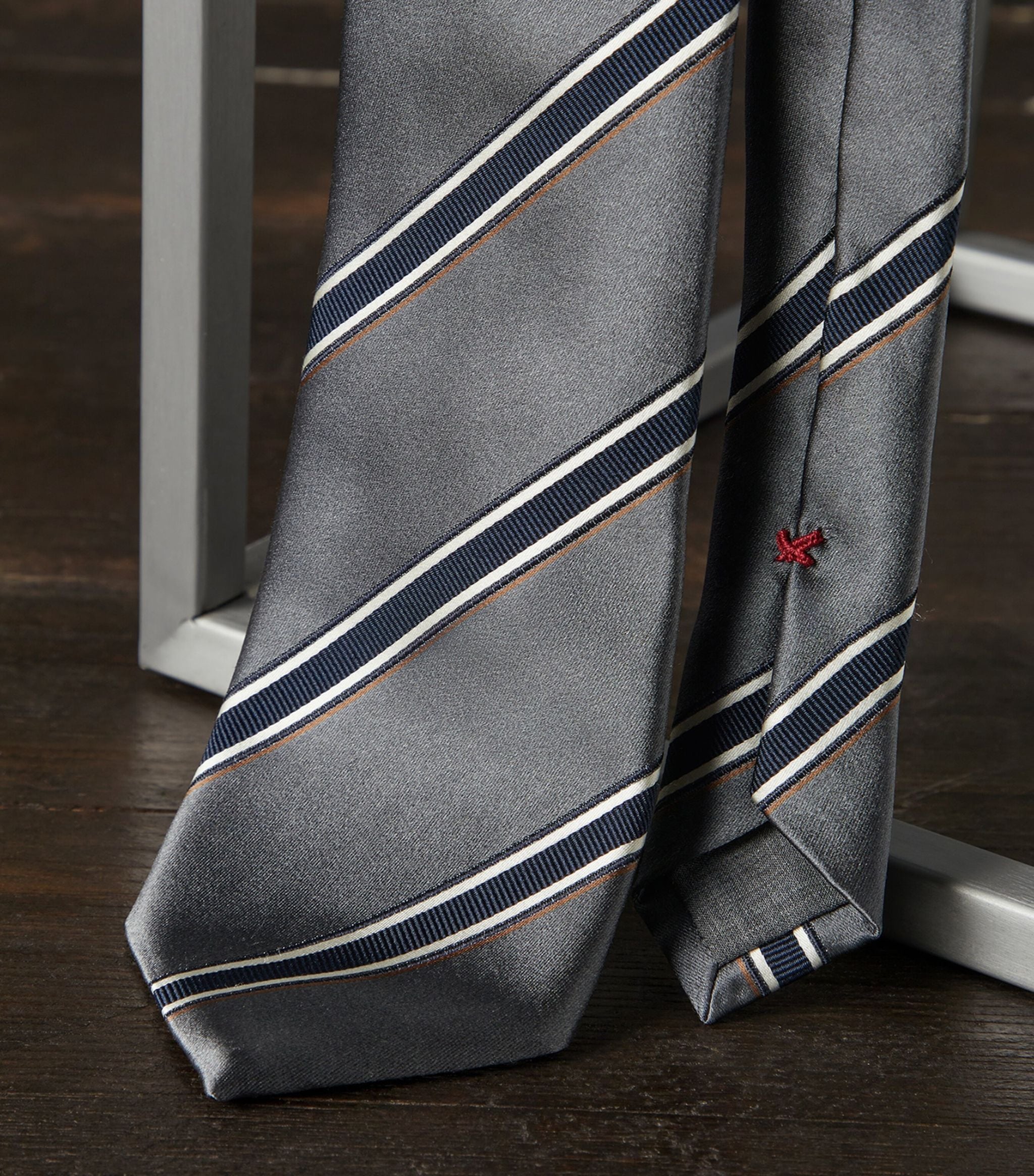 Silk Stripe Tie GOODS Harrods   