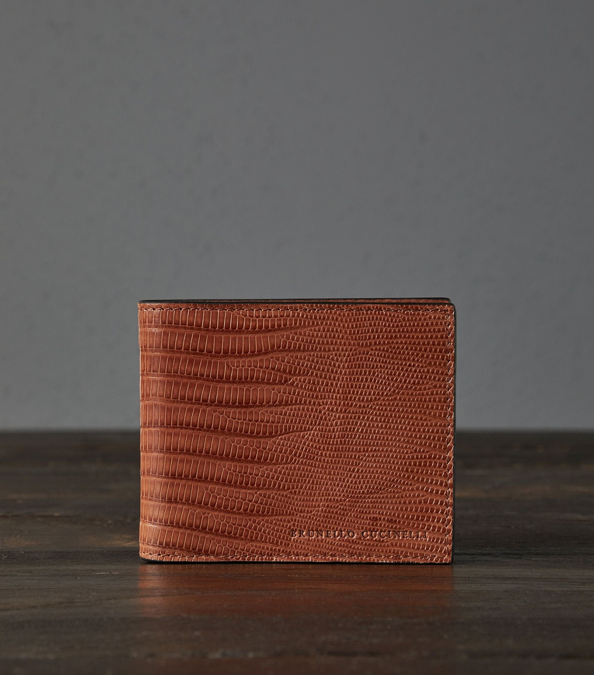 Snake-Embossed Leather Wallet GOODS Harrods   