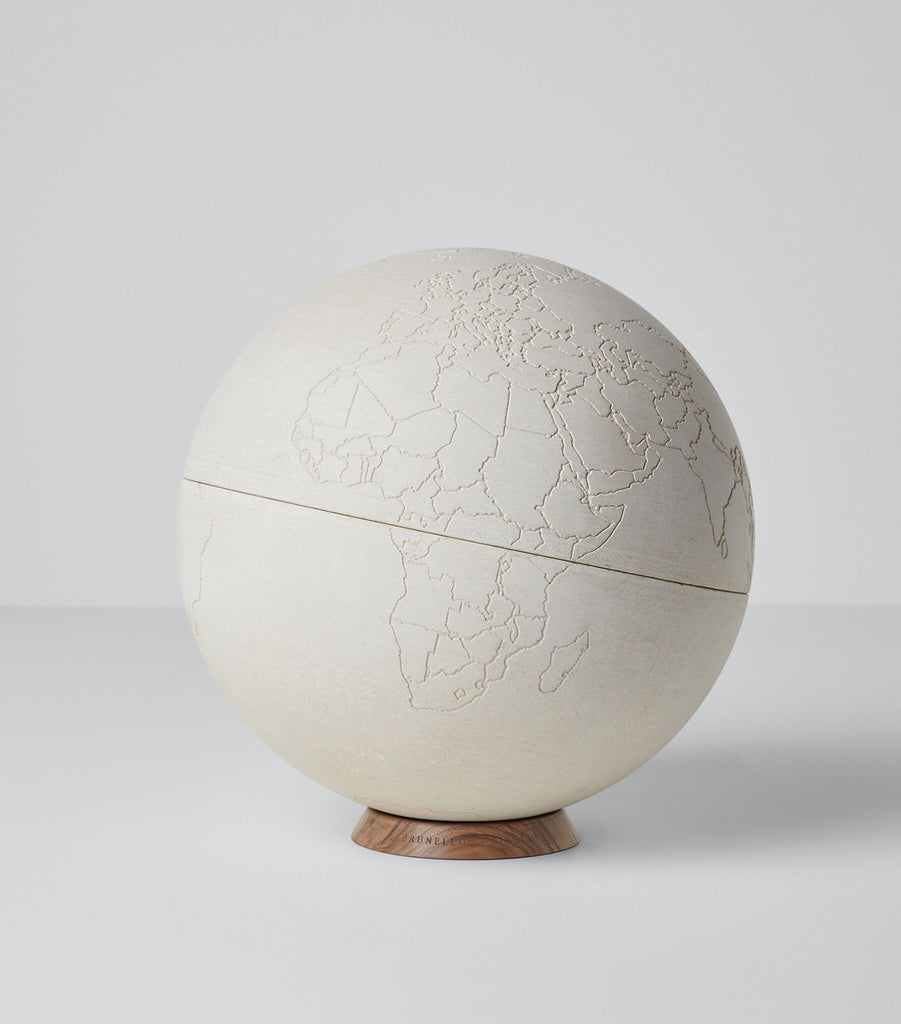 Stone Engraved Globe