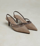 Suede Slingback Pumps GOODS Harrods   