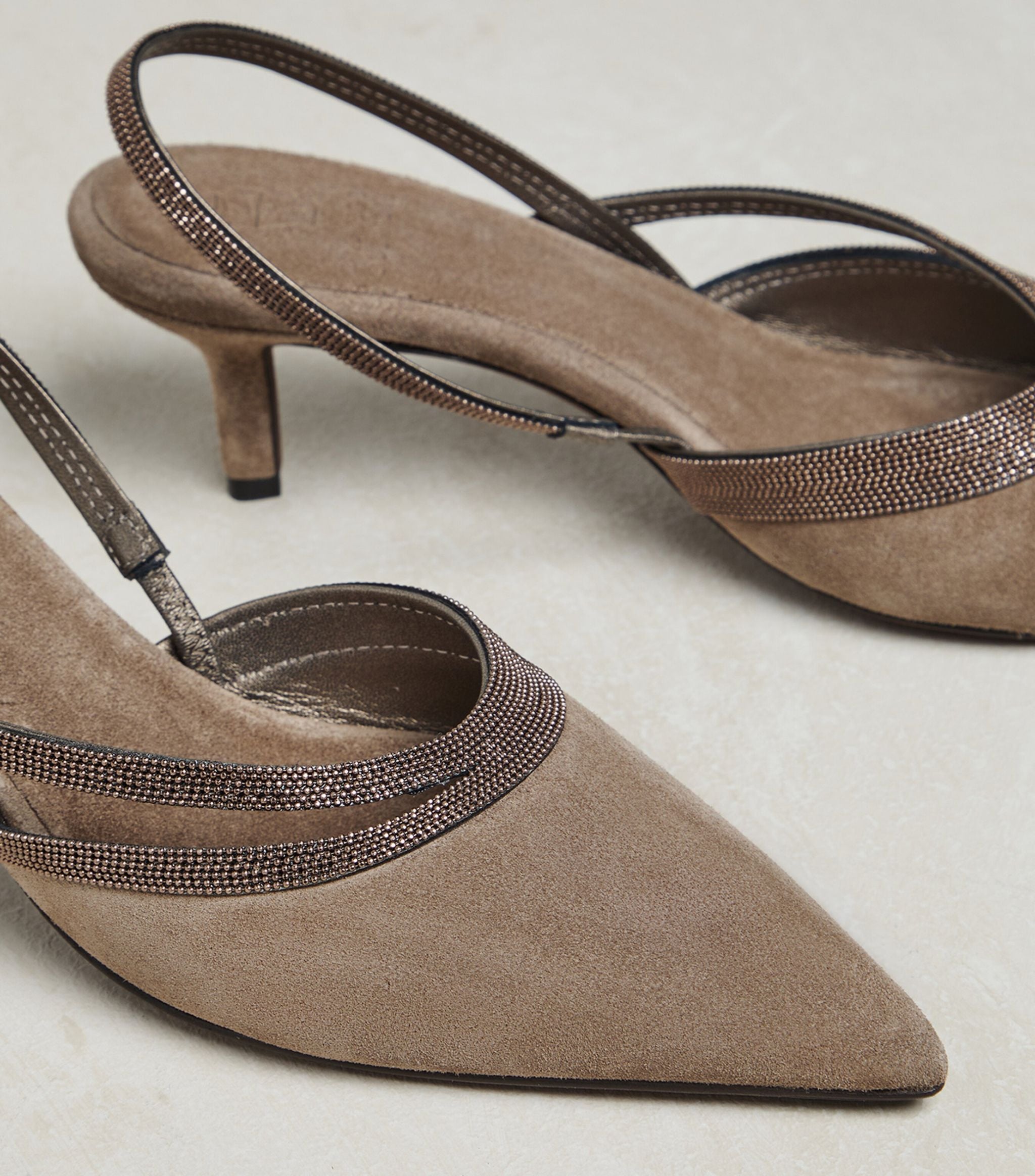 Suede Slingback Pumps GOODS Harrods   