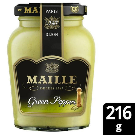Maille Green Pepper Mustard 216g GOODS Sainsburys   