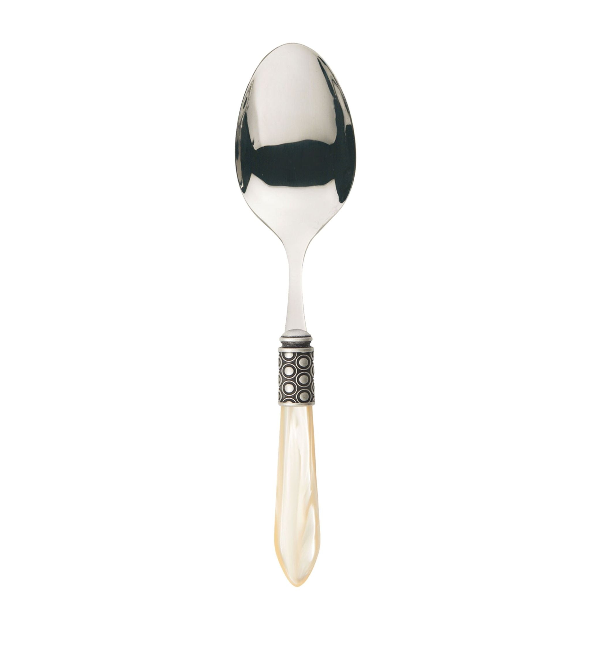 Optical Stainless Steel Salad Spoon and Fork Set GOODS Harrods   