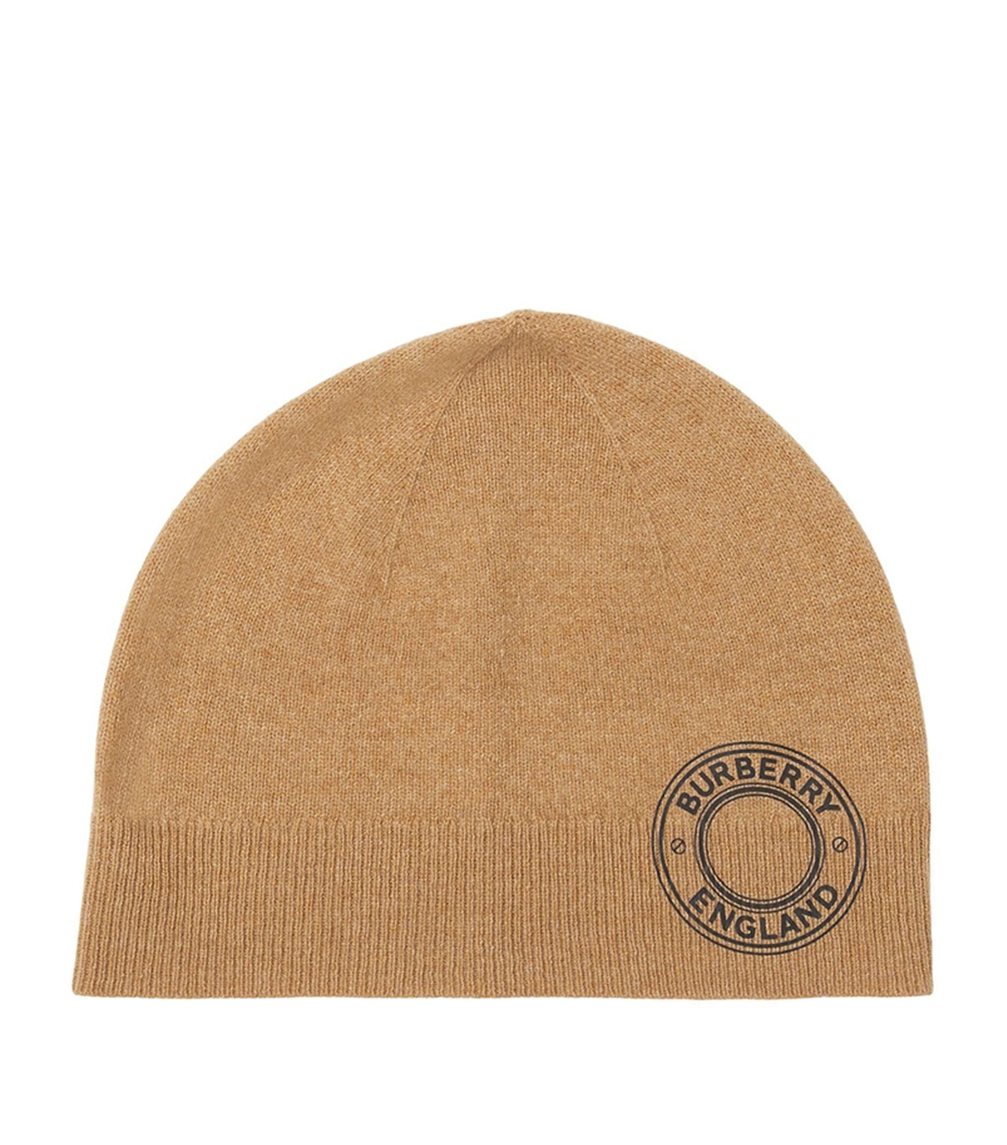 Cashmere-Blend Logo Beanie GOODS Harrods   