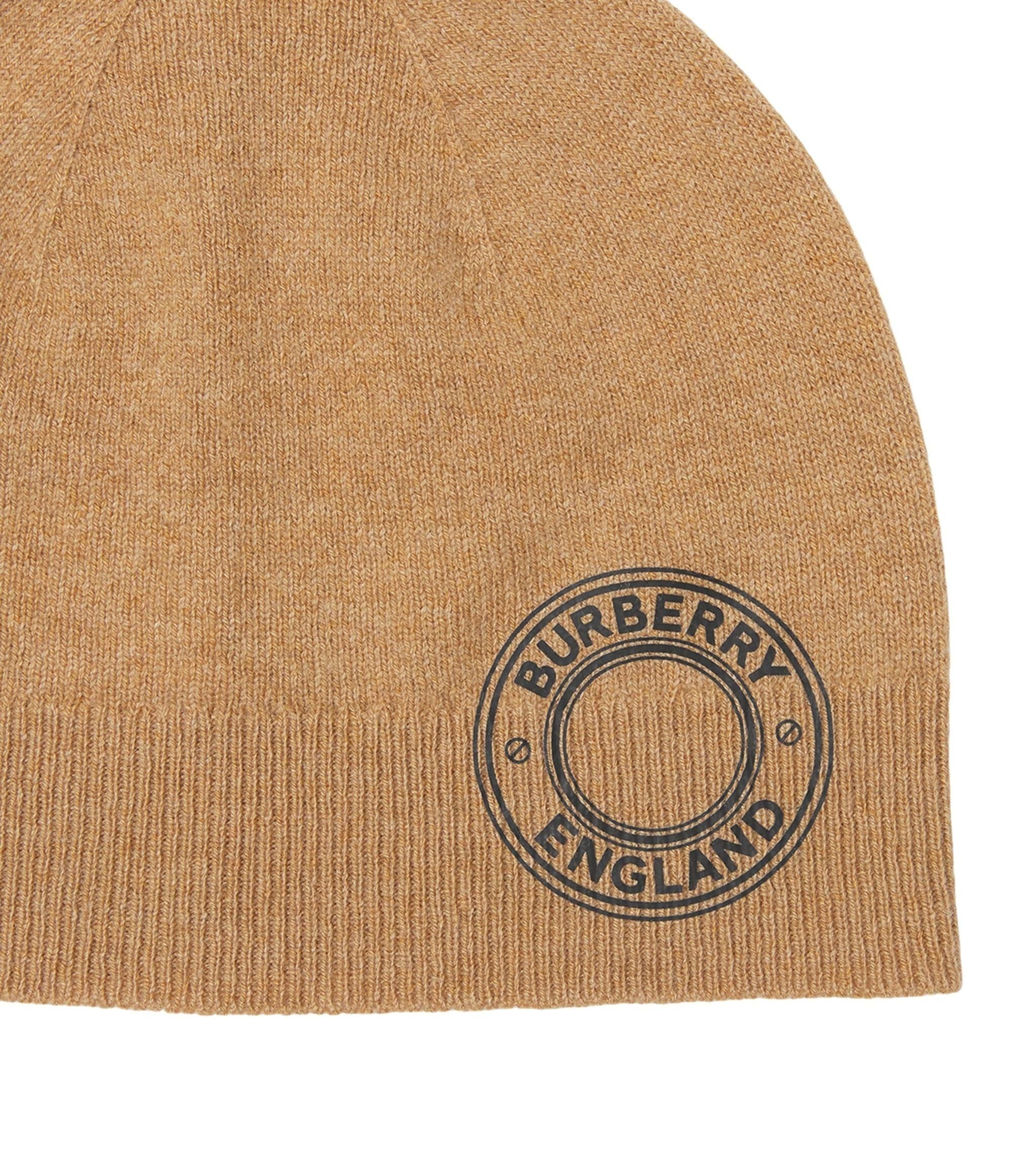 Cashmere-Blend Logo Beanie GOODS Harrods   