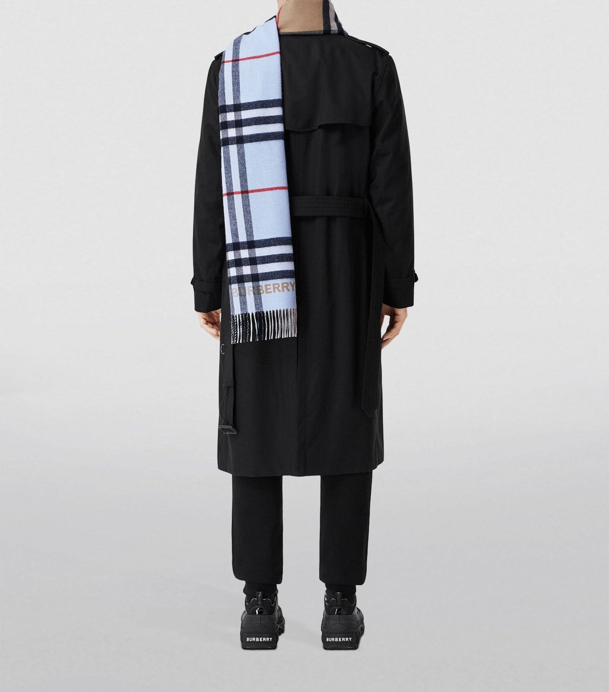 Cashmere Contrast Check Scarf GOODS Harrods   