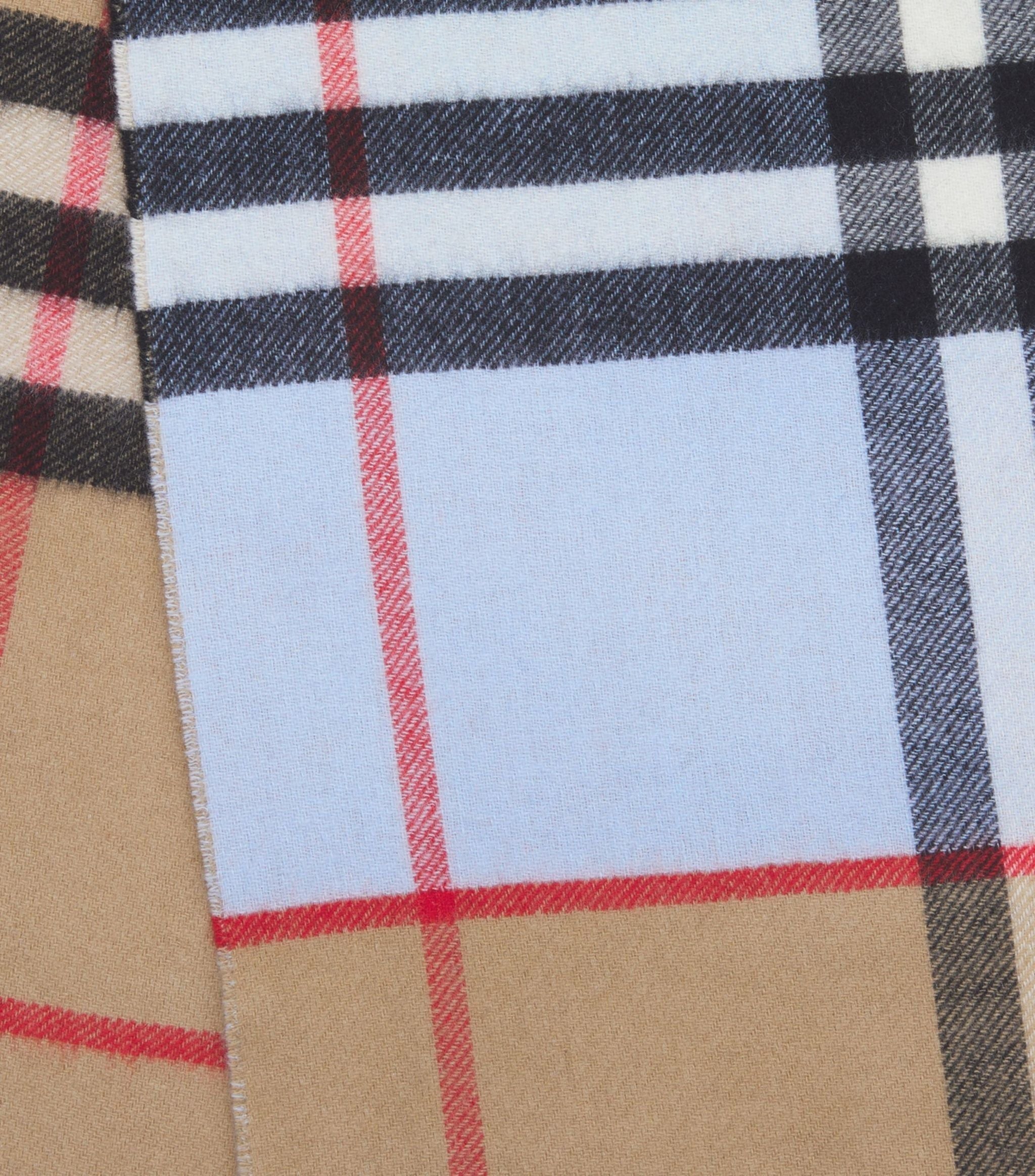 Cashmere Contrast Check Scarf GOODS Harrods   