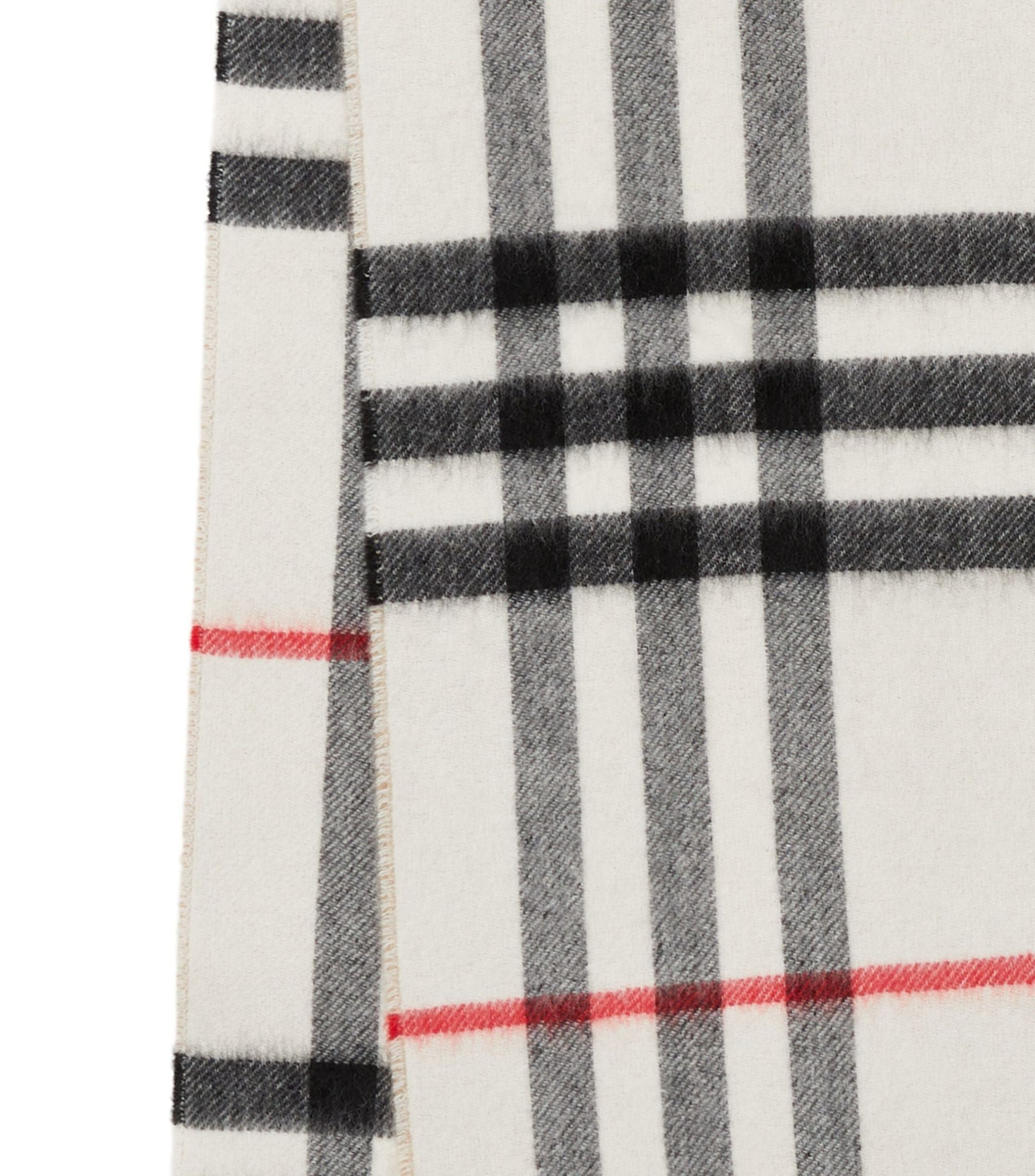 Cashmere Contrast Check Scarf GOODS Harrods   