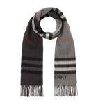 Cashmere Contrast-Check Scarf GOODS Harrods   