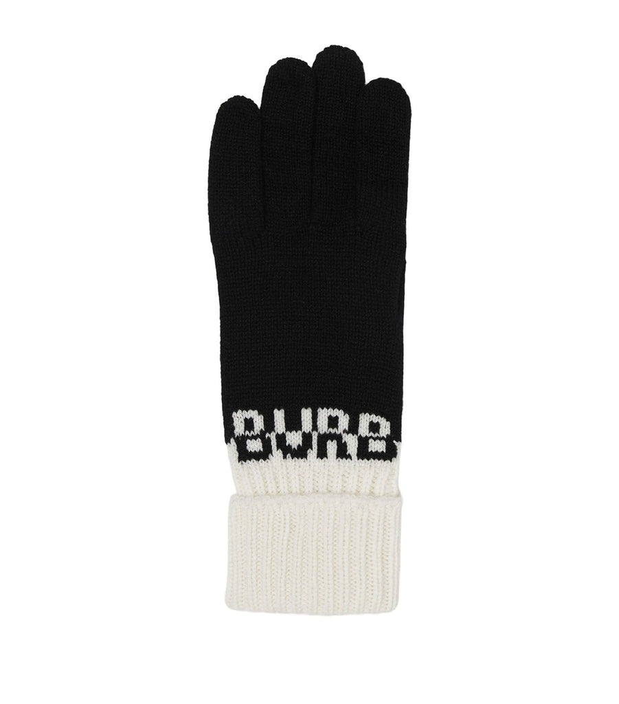 Cashmere Logo Gloves