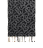 Cashmere Reversible Monogram Scarf GOODS Harrods   