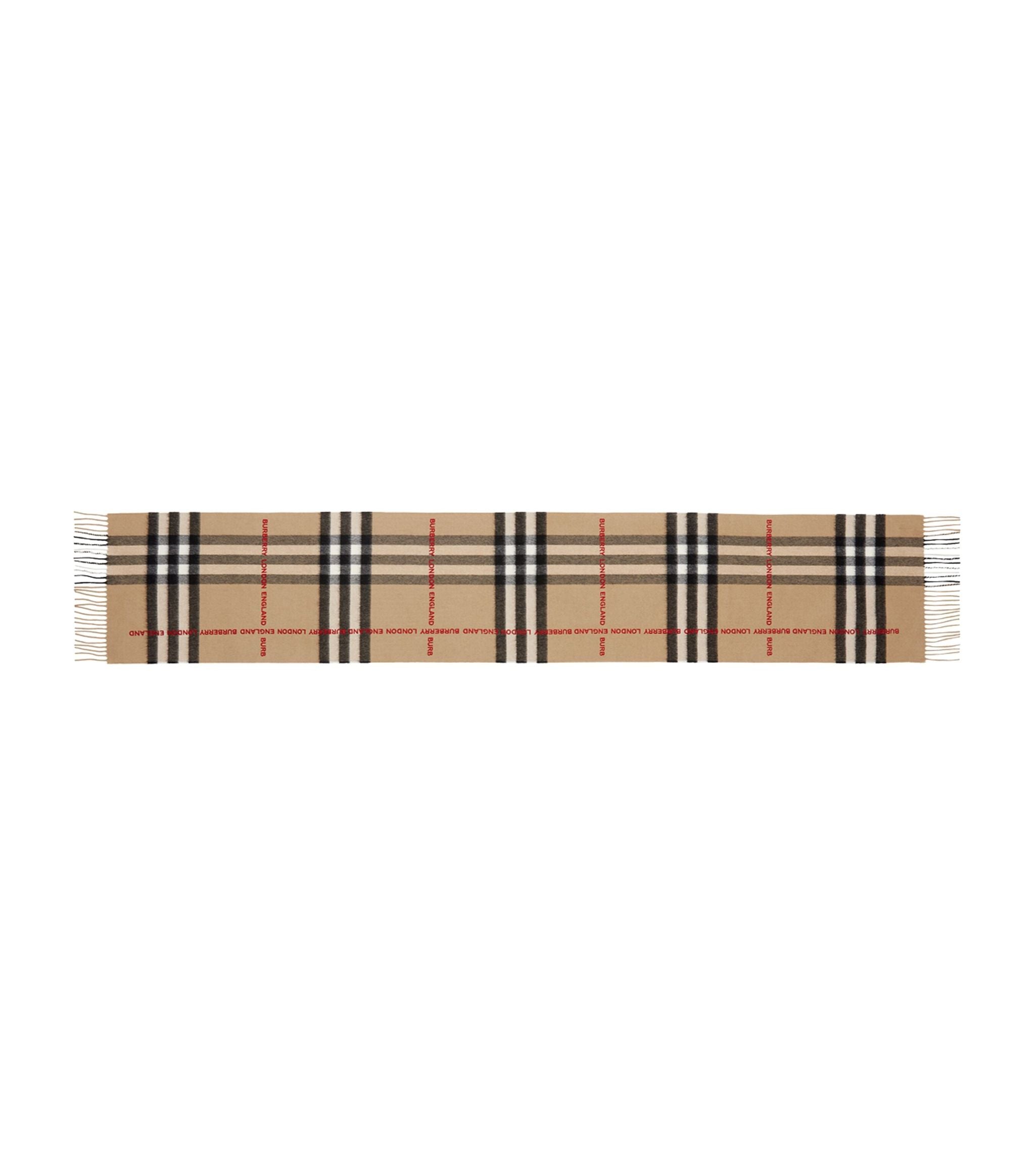 Cashmere Vintage Check Scarf Miscellaneous Harrods   