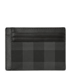 Check Leather-Trimmed Money Clip Card Holder Miscellaneous Harrods   