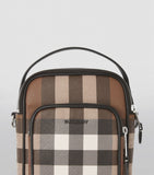 E-Canvas Check Cross-Body Bag Miscellaneous Harrods   