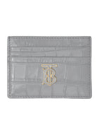 Embossed Leather TB Monogram Card Holder GOODS Harrods   