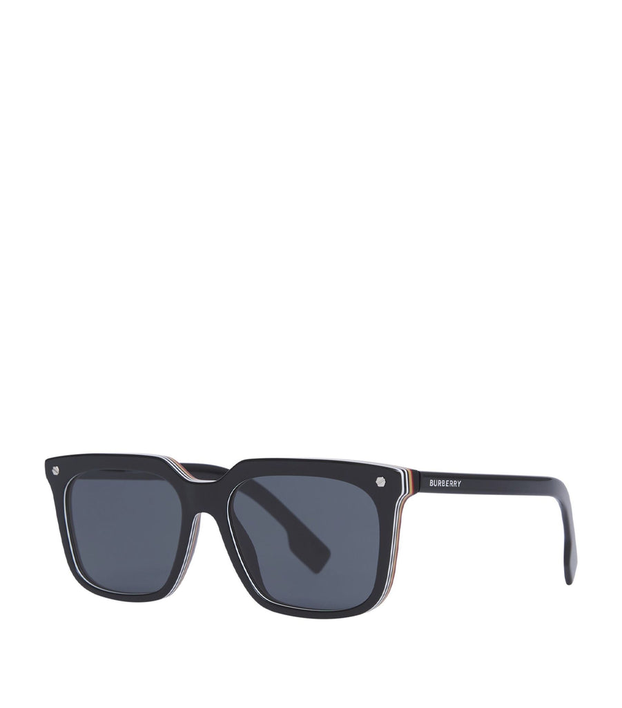 Icon Stripe Square Sunglasses