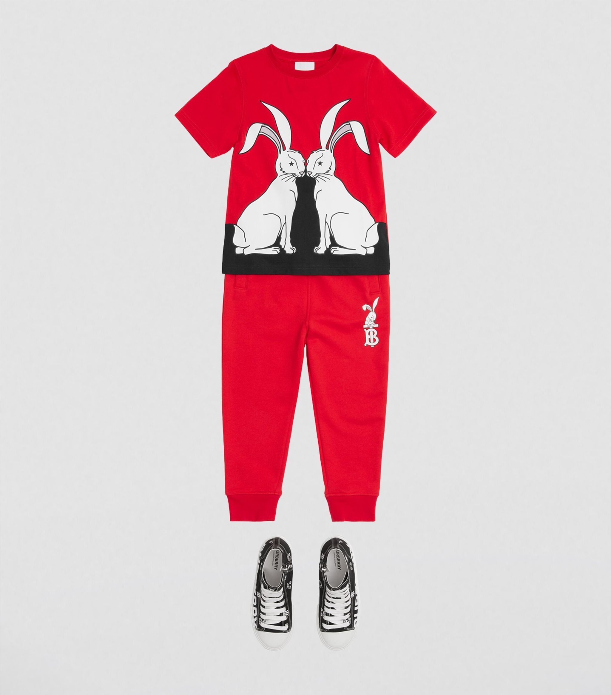 Cotton Rabbit Print T-shirt (3-14 Years) Miscellaneous Harrods   