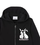 Rabbit Print Zip-Up Hoodie (3-14 Years) GOODS Harrods   