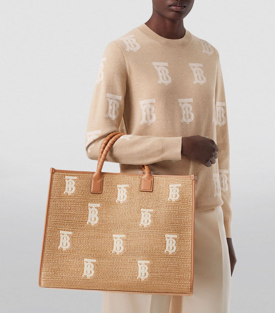 Large TB Monogram Freya Tote Bag