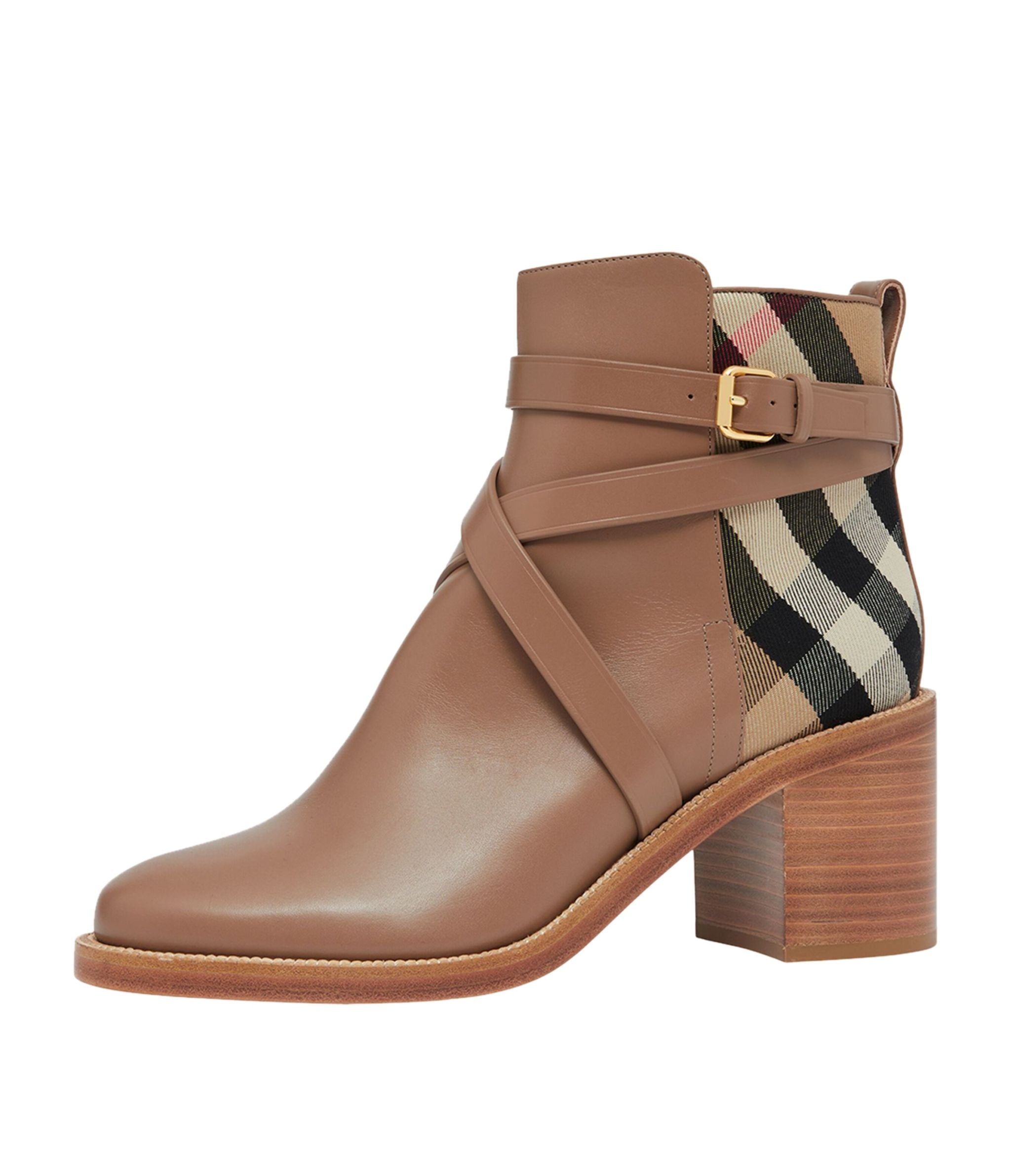 Burberry leather hot sale ankle boots