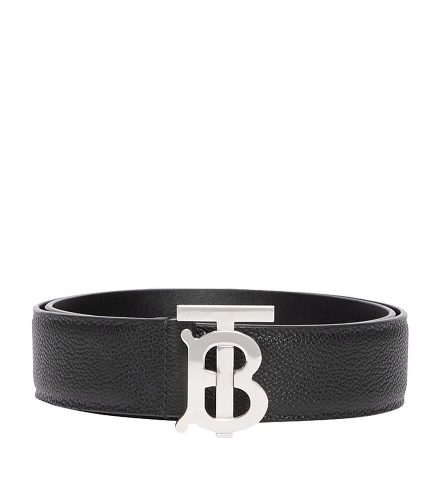 Leather TB Monogram Belt