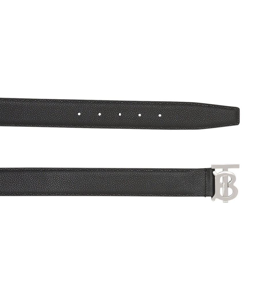 Leather TB Monogram Belt