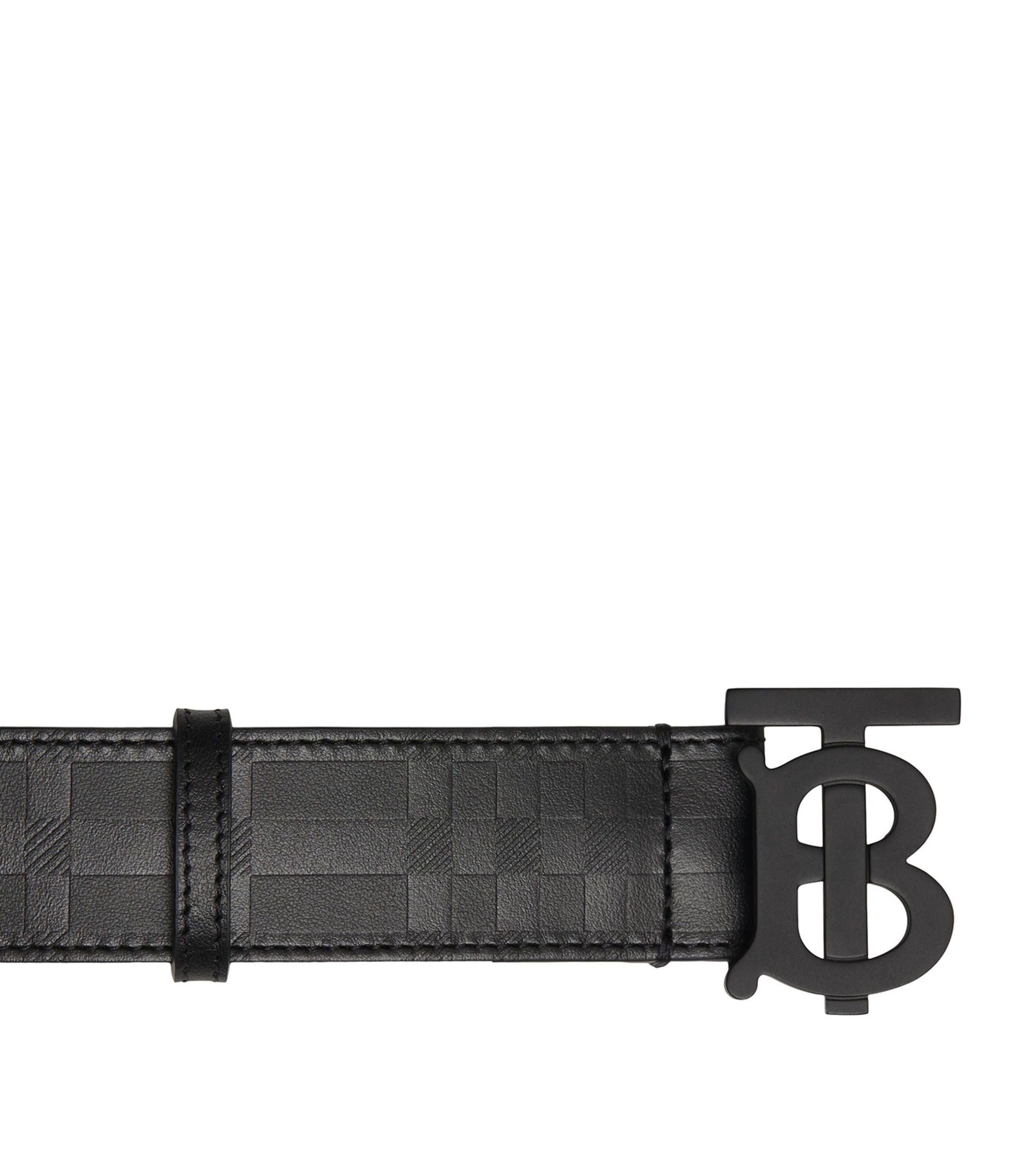 Leather TB Monogram Belt GOODS Harrods   