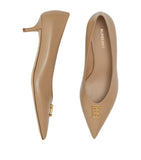 Leather TB Monogram Pumps 40 Miscellaneous Harrods   