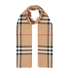 Lightweight Check Wool and Silk Scarf GOODS Harrods   