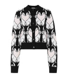 Rabbit Jacquard Cardigan Miscellaneous Harrods   