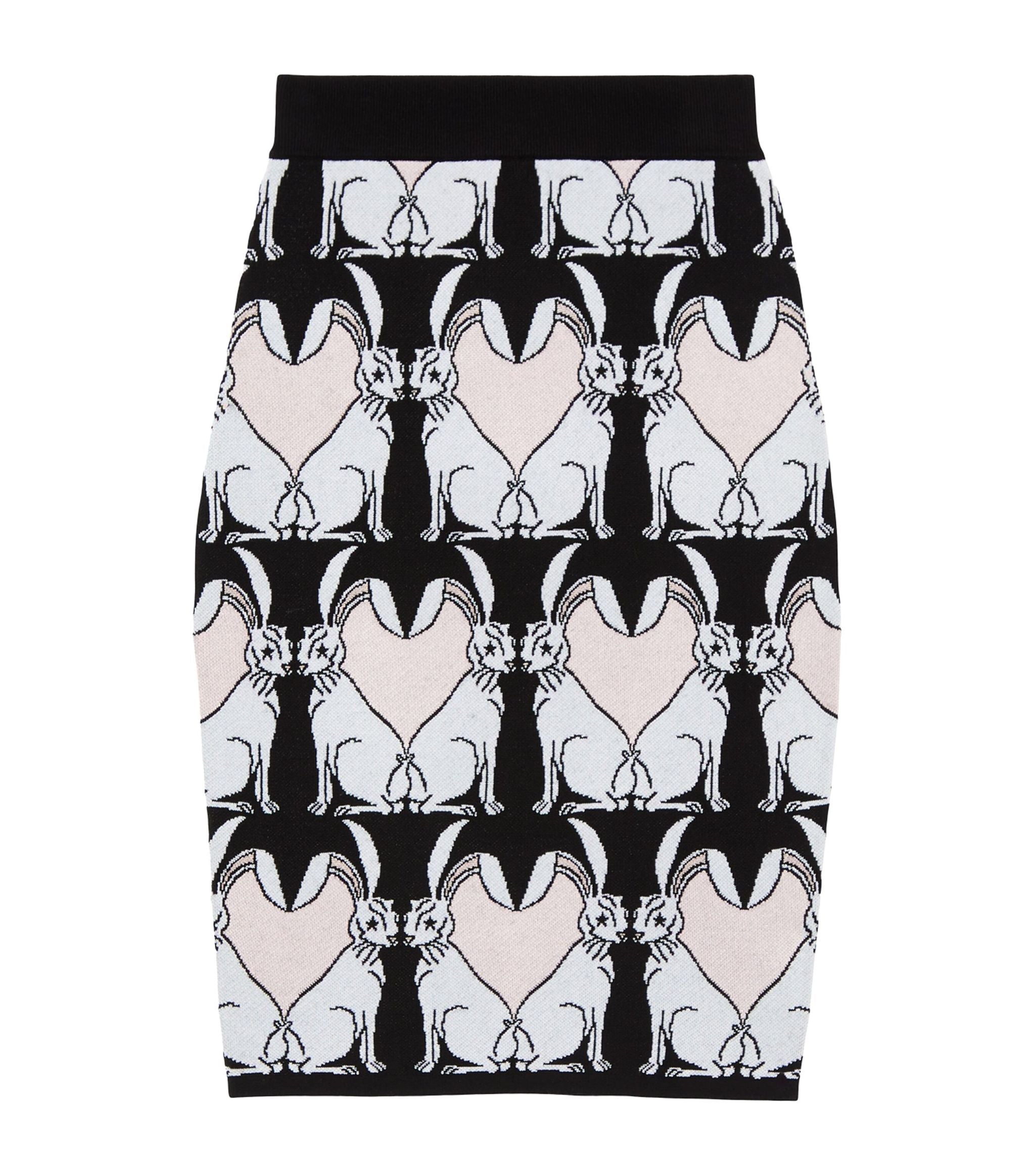 Rabbit Jacquard Midi Skirt Miscellaneous Harrods   