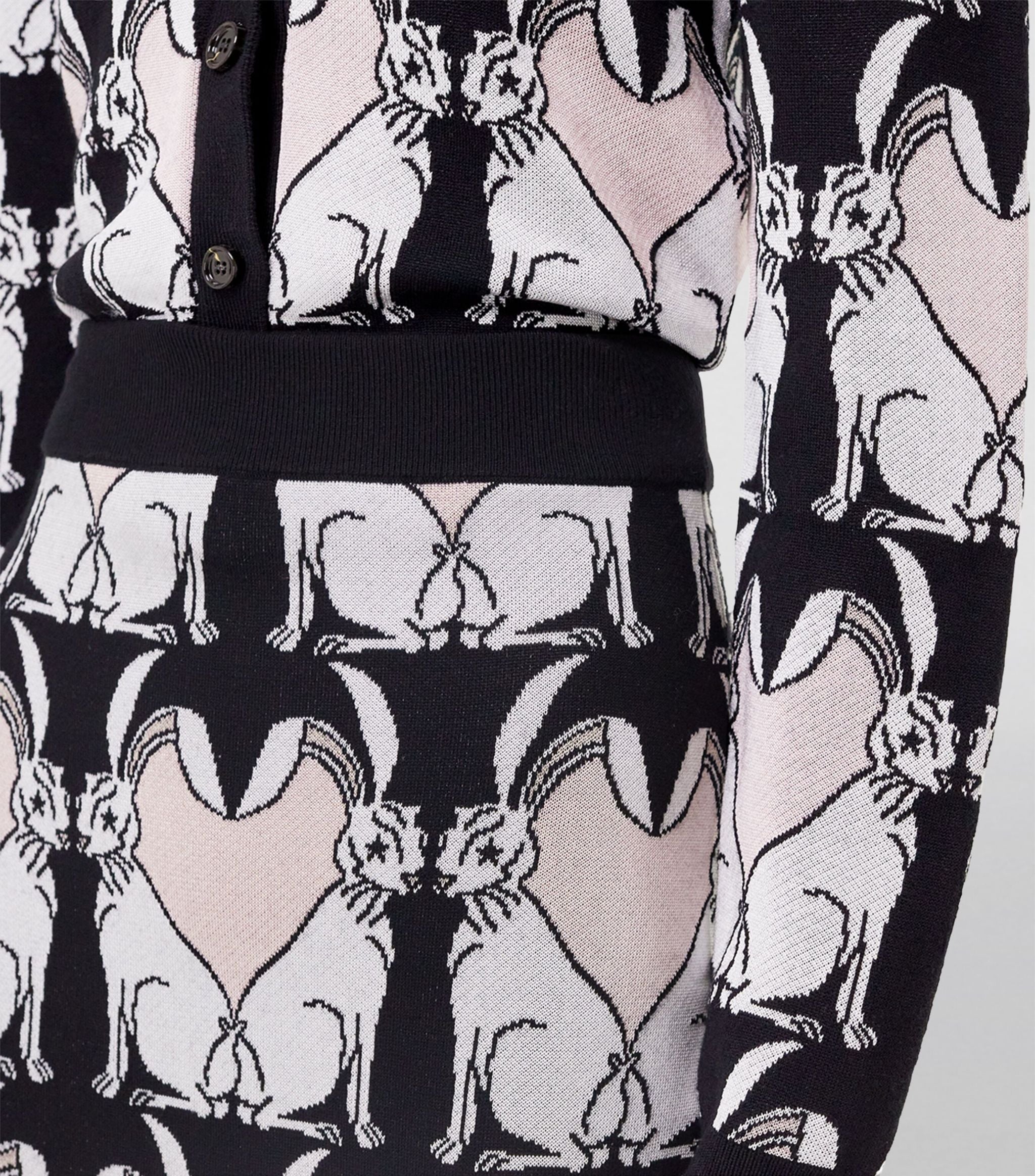 Rabbit Jacquard Midi Skirt Miscellaneous Harrods   