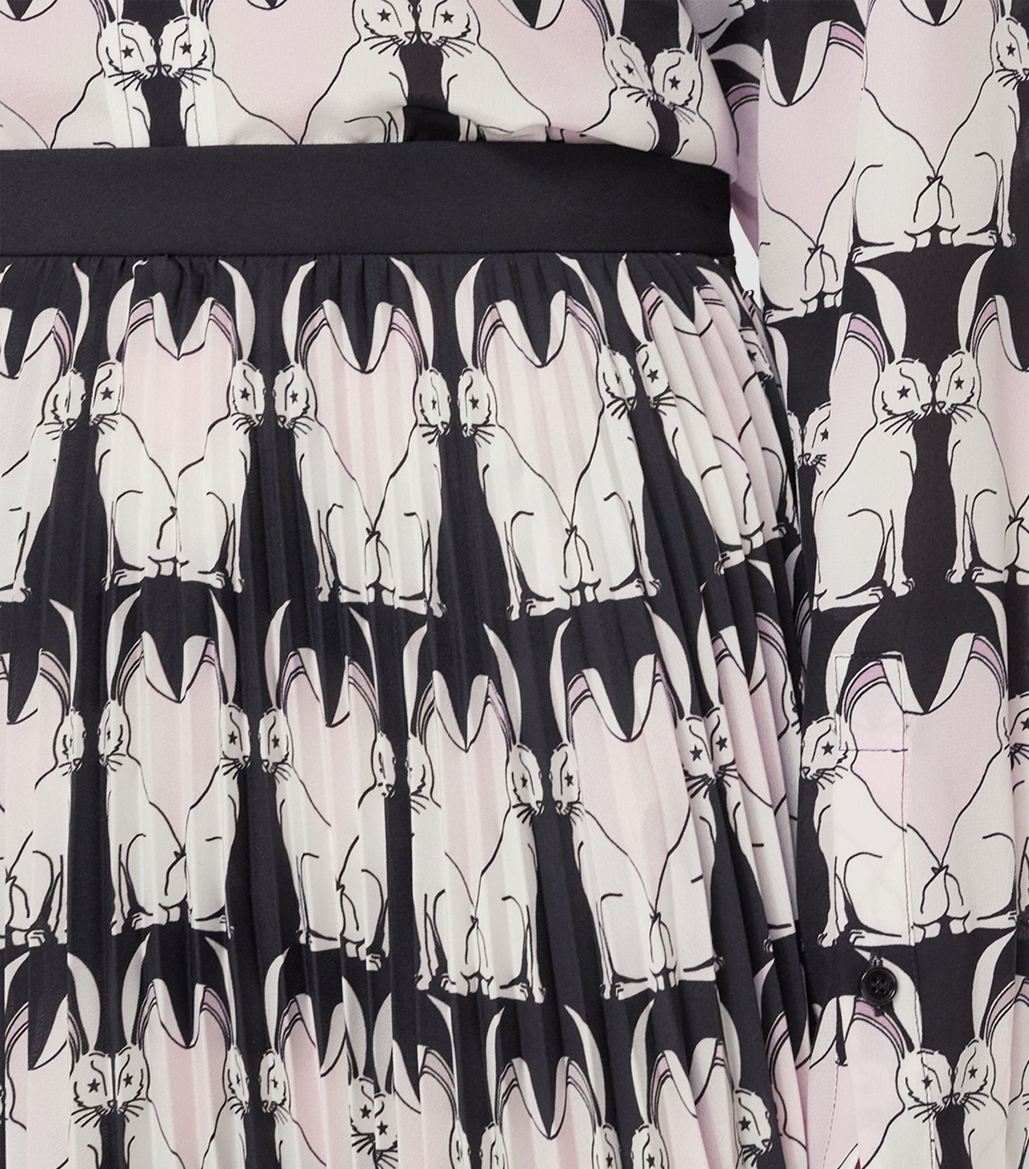 Rabbit Print Midi Skirt GOODS Harrods   