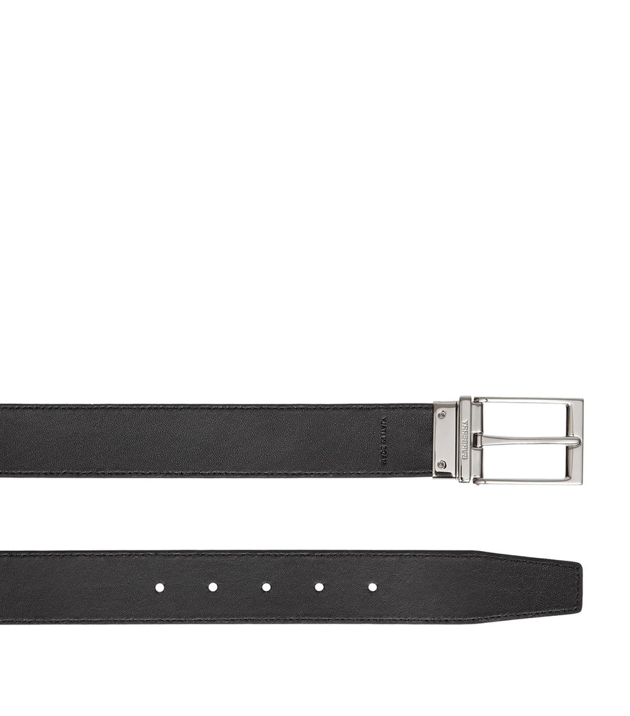 Reversible E-Canvas and Leather Belt