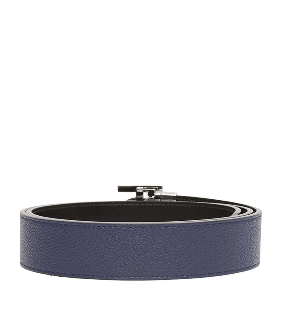 Reversible Leather TB Monogram Belt