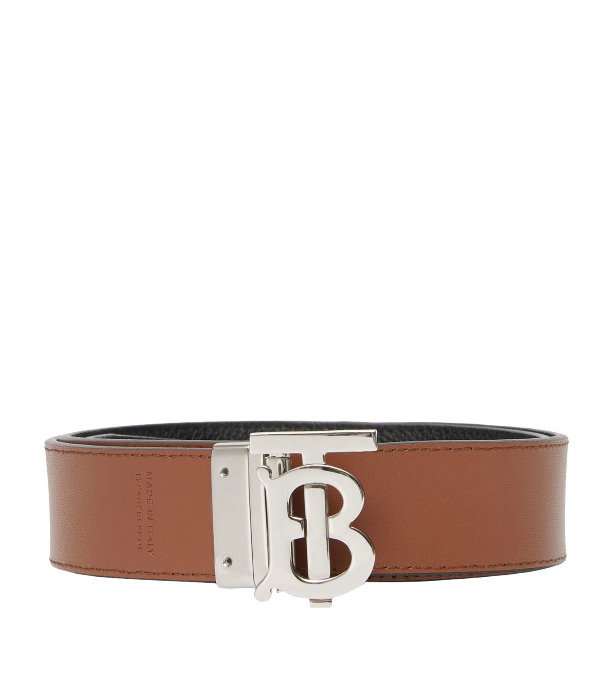 Reversible Leather TB Monogram Belt Miscellaneous Harrods   