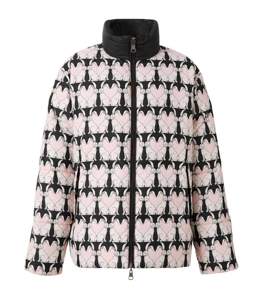 Reversible Rabbit Print Jacket