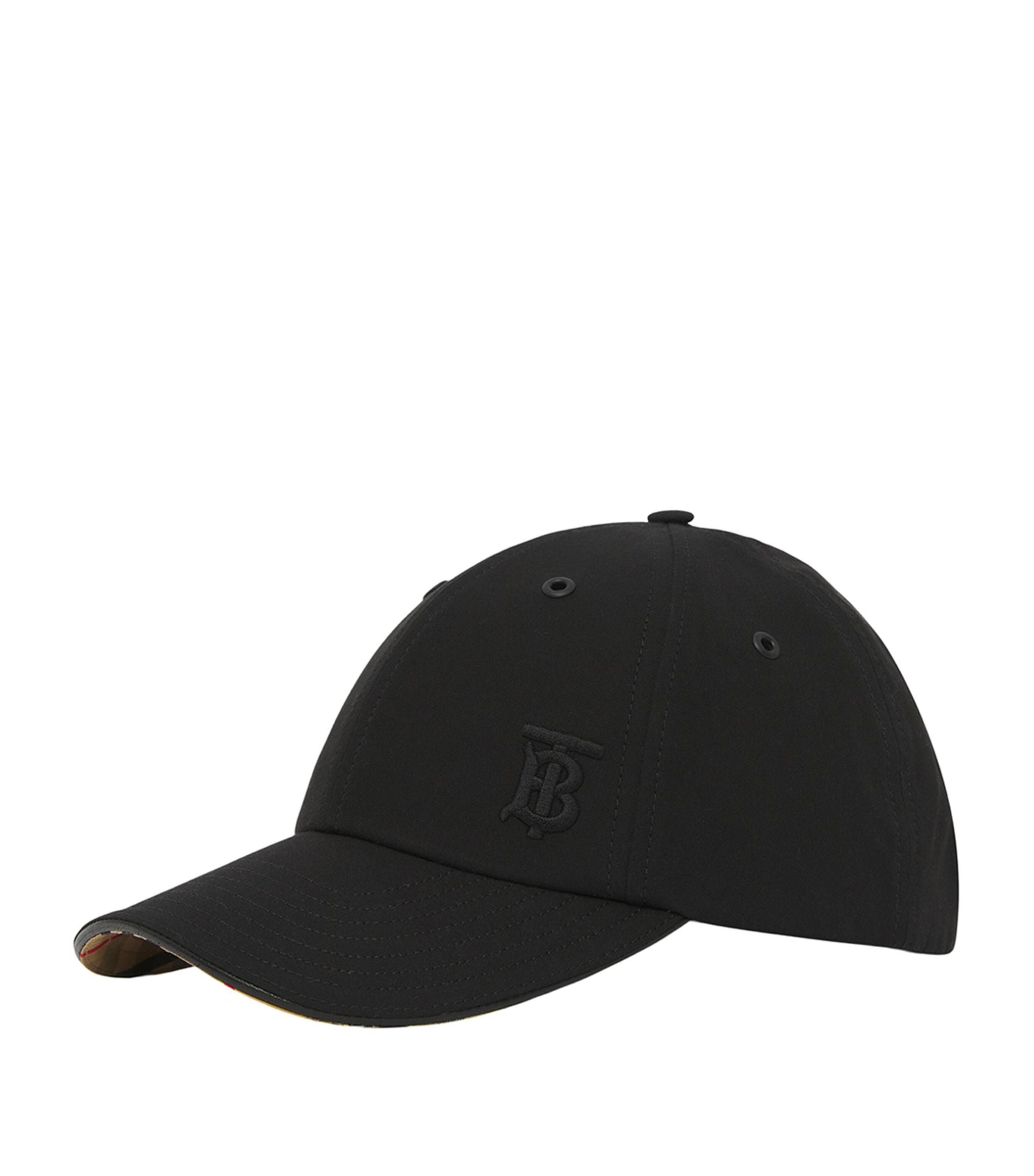 TB Monogram Baseball Cap GOODS Harrods   