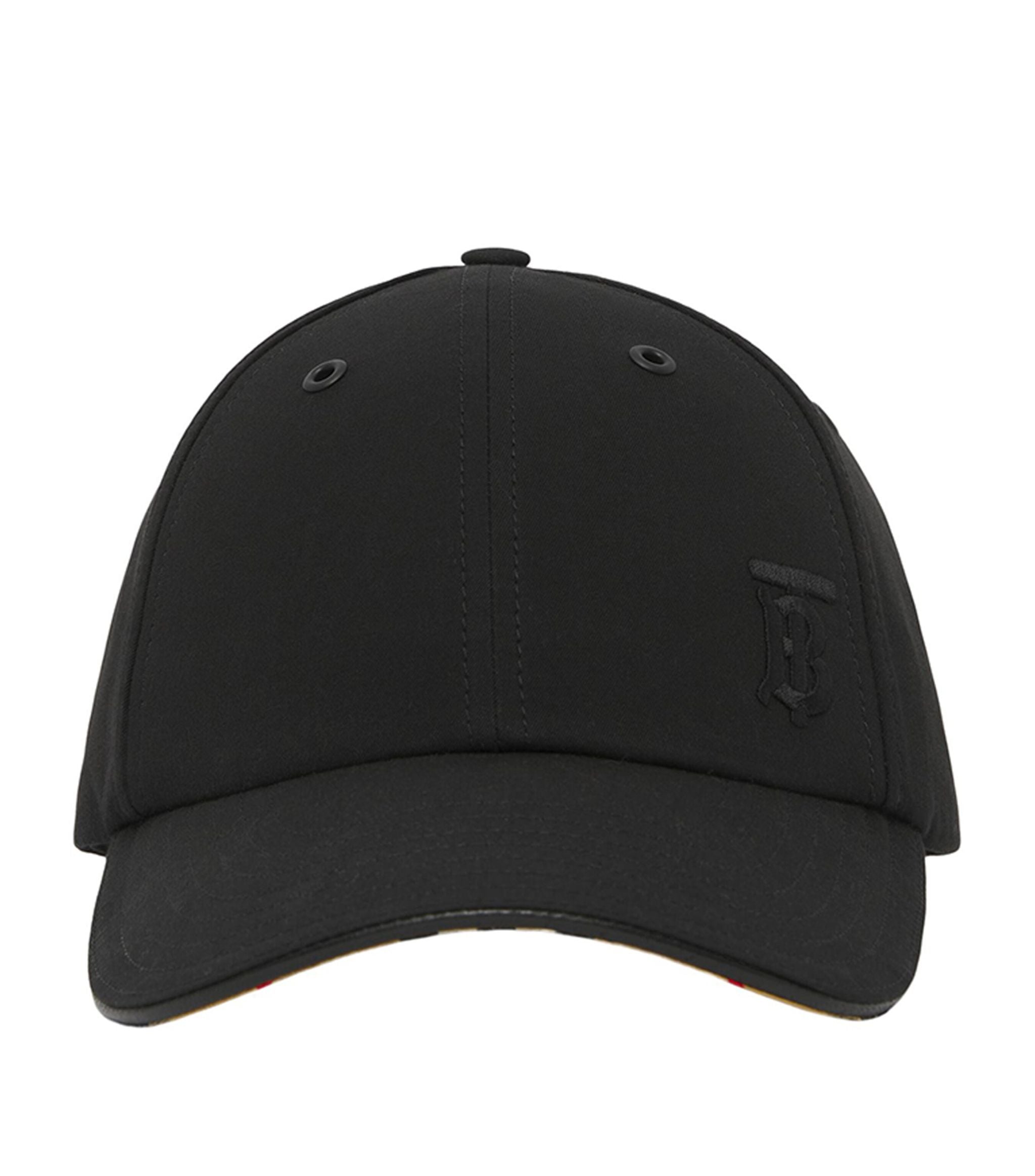 TB Monogram Baseball Cap GOODS Harrods   