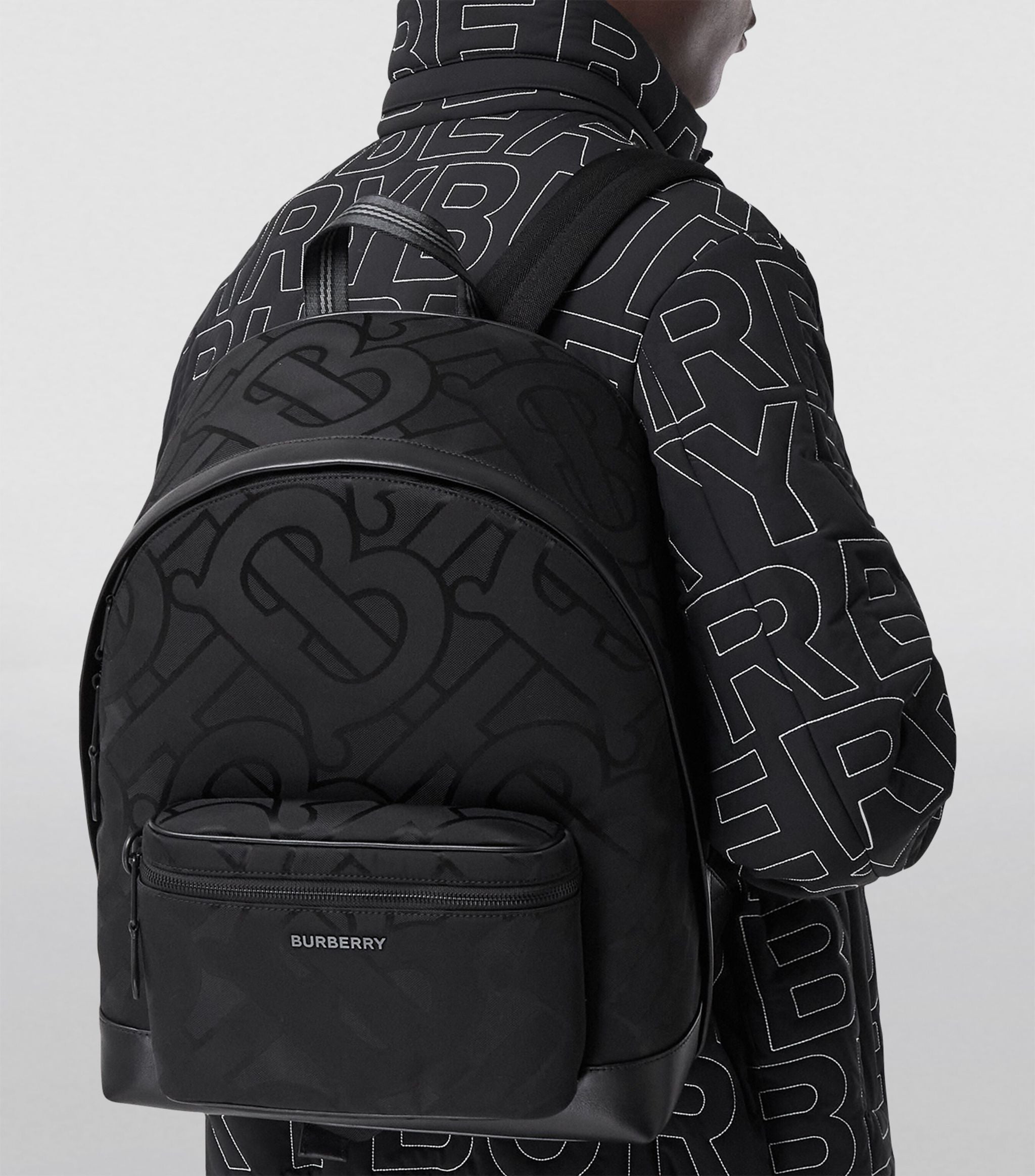 TB Monogram Jacquard Backpack GOODS Harrods   