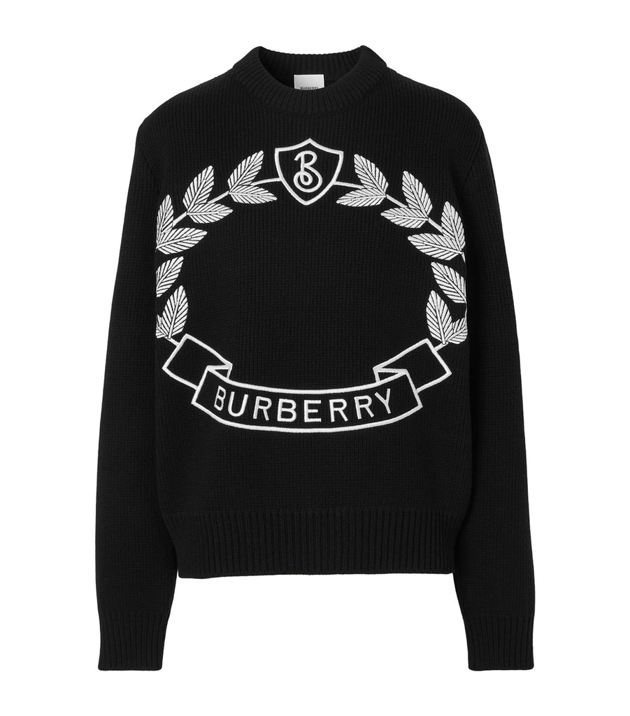 Wool-Cashmere Logo Sweatshirt