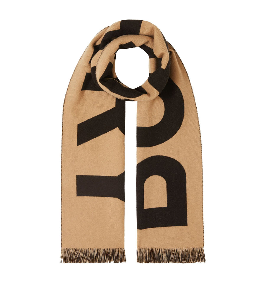 Wool Logo Scarf